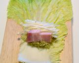 とろろ昆布とベーコンのロール白菜作り方5写真