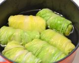 とろろ昆布とベーコンのロール白菜作り方9写真