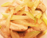 鶏ささみとセロリのトロっと中華風炒め作り方7写真
