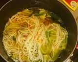 残り野菜で作ったスーラータンそうめん作り方3写真