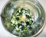 基本のキュウリ・ワカメの酢の物♪三杯酢作り方8写真