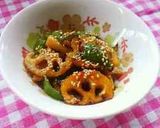 今日の夕食に♪おかずになる蓮根の甘辛炒め作り方14写真