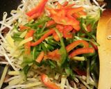 チンジャーロース豚骨ラーメン作り方2写真