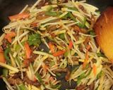 チンジャーロース豚骨ラーメン作り方3写真