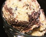 糖質制限◆バニラ&チョコのマーブルアイス作り方9写真