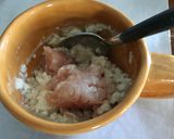 グリーンバナナの粉と豆腐鳥挽肉団子1人鍋作り方2写真