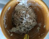 グリーンバナナの粉と豆腐鳥挽肉団子1人鍋作り方3写真