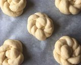 HB無しでも簡単！ハニーグレーズ花型パン作り方10写真