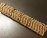 玉子焼き☆巻きすで形をととのえる方法作り方4写真