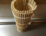 玉子焼き☆巻きすで形をととのえる方法作り方5写真