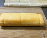 玉子焼き☆巻きすで形をととのえる方法作り方6写真