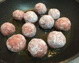 シャキシャキ！簡単肉団子♡作り方3写真