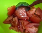 爽やか味で食欲増進☆らっきょう酢トマト作り方5写真