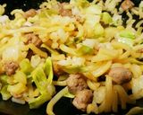 犬ご飯　そばめし作り方6写真