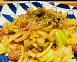 犬ご飯　そばめし作り方7写真