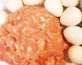 うずらの卵入り鶏挽肉団子炒め作り方1写真