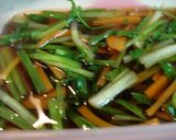 ✿麺つゆでせりの煮浸し✿作り方3写真