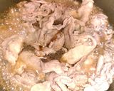 ☆豚肉と豆腐のカレーめんつゆ炒め☆作り方2写真