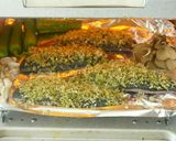 mあじ(いわし)の磯部パン粉焼き作り方2写真