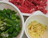 牛肉の生姜たっぷり炒め作り方1写真