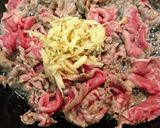 牛肉の生姜たっぷり炒め作り方3写真