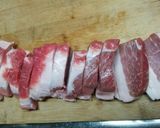 簡単♪豚バラ焼豚作り方1写真