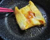 ミートソースオムレツ味噌ラーメン作り方3写真