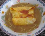 ミートソースオムレツ味噌ラーメン作り方5写真
