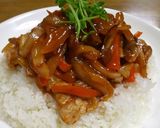 洋食屋さんの様な⁉オシャレな酢豚丼^^♪作り方8写真