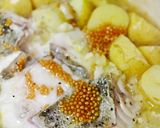 タラと小芋の粒マスタード・クリーム煮作り方7写真