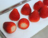 いちごのクリスマスキャンドルケーキ作り方24写真