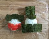 ひな祭り♡お内裏様&お雛様♡キャラ弁♫作り方2写真