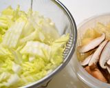 おぼろふりかけ入り白菜のクタクタ煮作り方1写真
