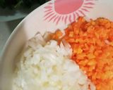 パクチーとシーチキンの炒飯作り方1写真