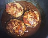 簡単、煮込みハンバーグ作り方6写真