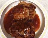 簡単、煮込みハンバーグ作り方7写真