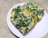 ニラ玉を玉子焼きで(•̀ᴗ•́)و ̑̑作り方5写真