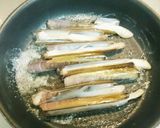 簡単時短!!マテ貝のガリバタ醤油ソテー作り方2写真