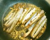 簡単時短!!マテ貝のガリバタ醤油ソテー作り方5写真