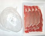 豚薄切り肉の味噌焼き♪簡単作り方1写真