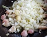 鶏肉とキノコのクリームペンネ作り方5写真