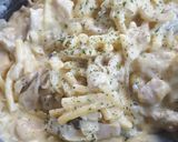 鶏肉とキノコのクリームペンネ作り方10写真