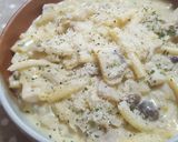 鶏肉とキノコのクリームペンネ作り方12写真