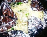 鱈と小松菜えのき茸マヨ包みホイル蒸し焼き作り方12写真