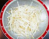 もやしの胡麻油醤油炒め作り方1写真