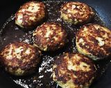 蓮根ゴロゴロ照焼きハンバーグ作り方4写真