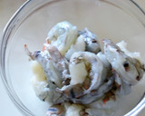 海老だんごと海藻の食べるスープ作り方1写真