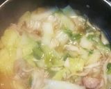 鶏&まいたけ&白菜の温そば♪作り方8写真