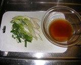 １０分で挽肉と長ネギのさっぱり煮作り方1写真
