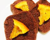 チョコクッキー☆オレンジコンフィのせ作り方16写真